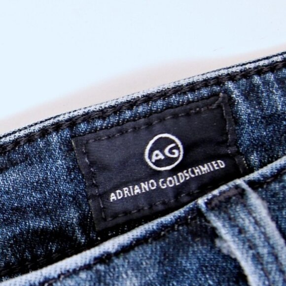 AG Adriano Goldschmied Low Waist Zip Up Legging Ankle Skinny Jeans - Picture 8 of 9